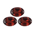 Mozambique Garnet Set of 3 (Ovl 6x4 mm) 1.28 ctw Loose Gemstone - Sticky add to cart bar