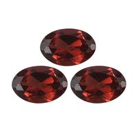 Mozambique Garnet Set of 3 (Ovl 6x4 mm) 1.28 ctw Loose Gemstone
