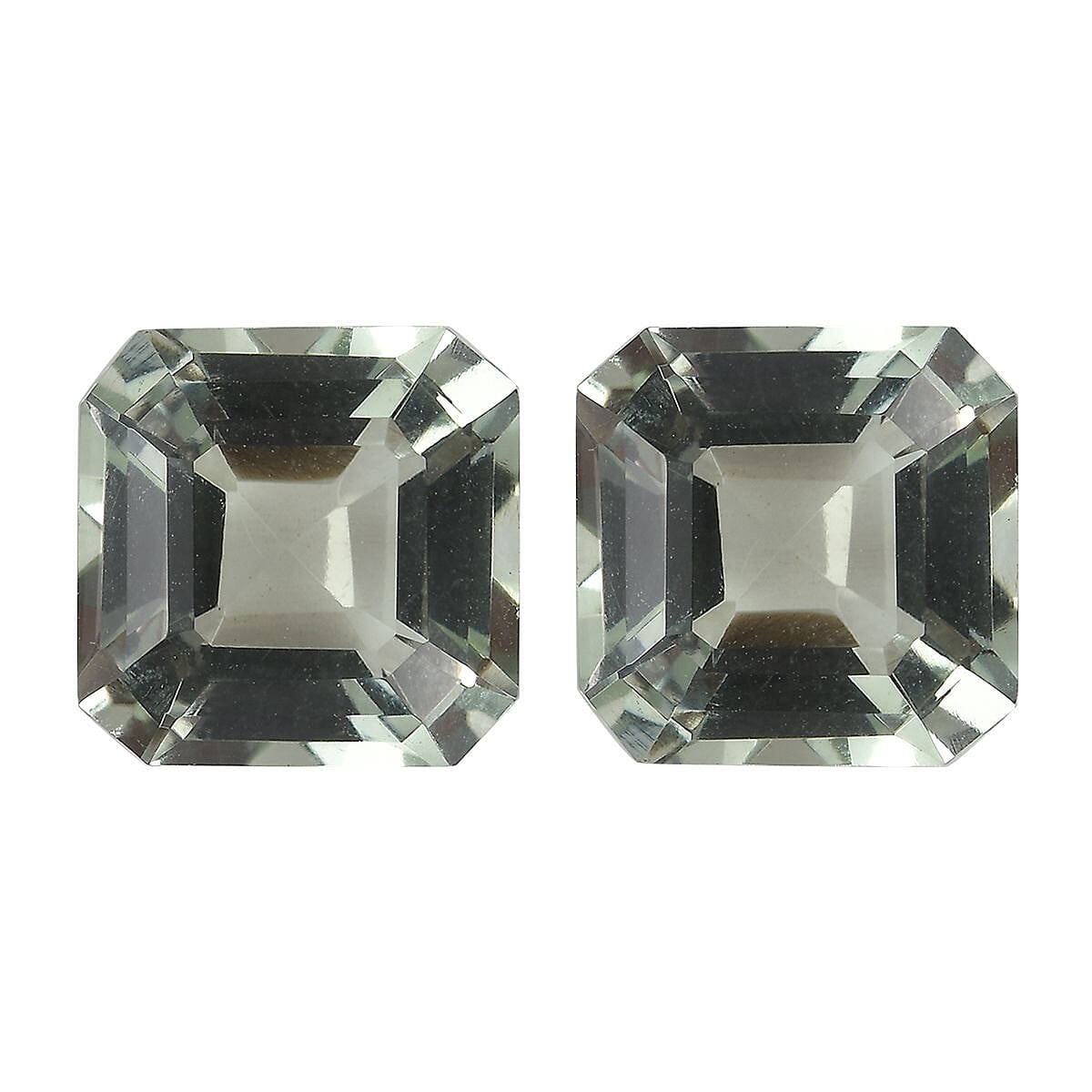 Montezuma Prasiolite (Oct 10x10 mm) 4.33 ctw Loose Gemstone