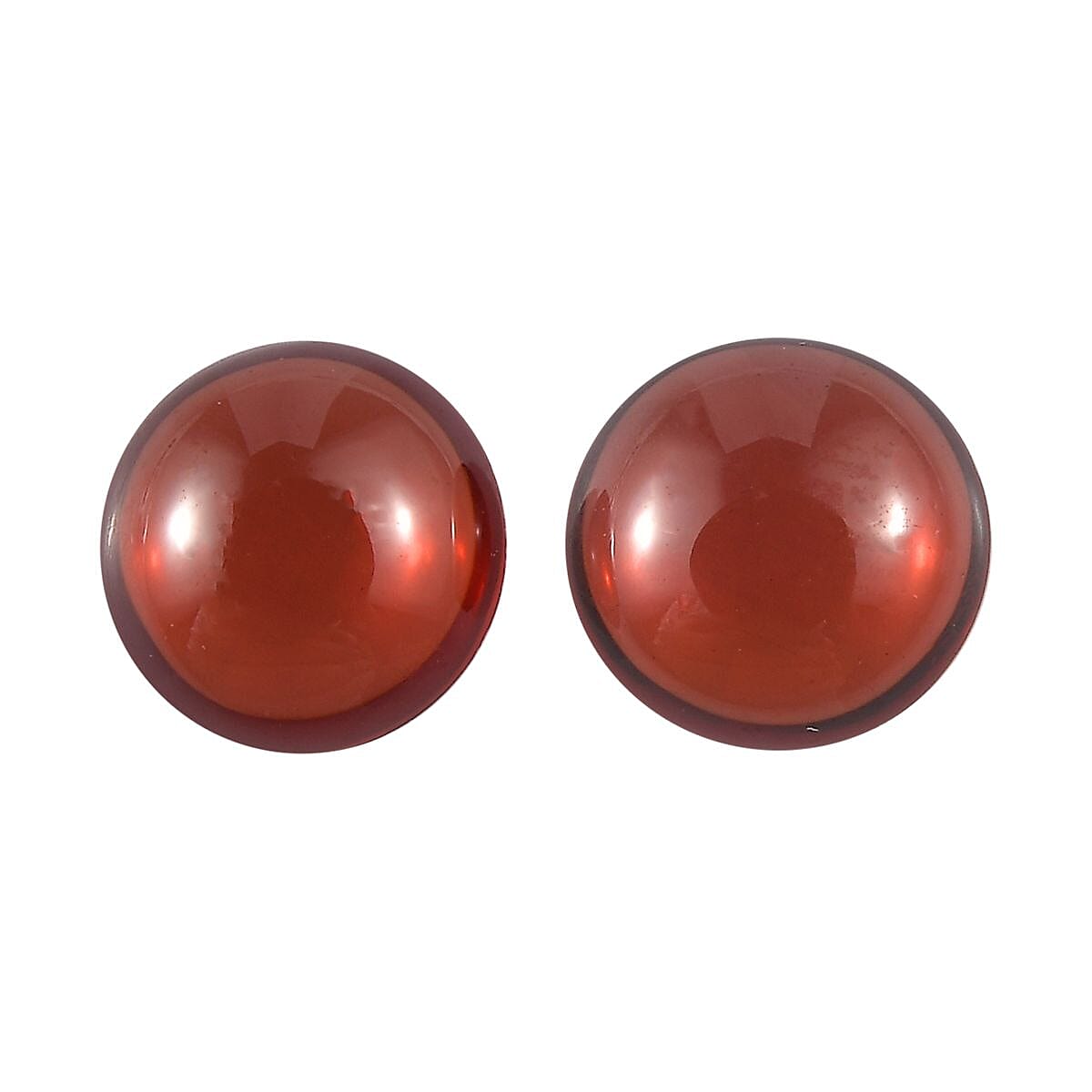 Set of 2 Mozambique Garnet (Rnd 5 mm) 0.84 ctw Loose Gemstone