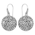 Bali Legacy Sterling Silver Floral Earrings 11.65 Grams - Sticky add to cart bar