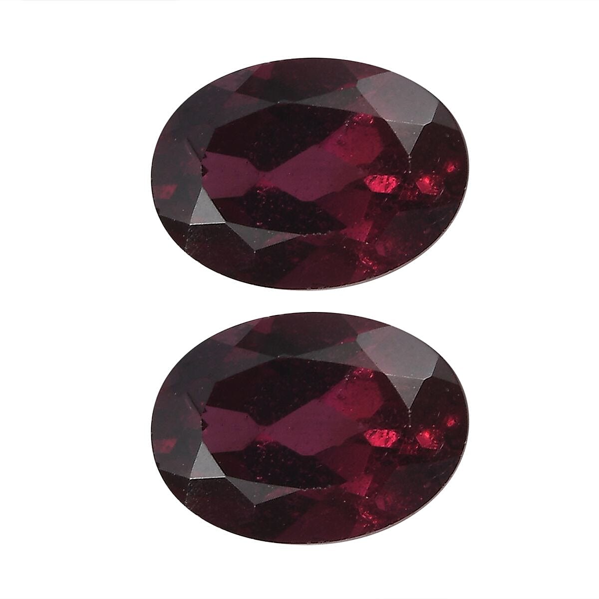 AA Orissa Rhodolite Garnet Set Of 2 (Ovl 7x5 mm) 1.53 ctw Loose Gemstone