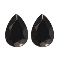 Silver Shungite Set of 2 (Pear 6x4 mm) 0.38 ctw Loose Gemstone