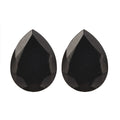 Silver Shungite Set of 2 (Pear 8x6 mm) 1.09 ctw Loose Gemstone - Sticky add to cart bar