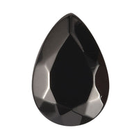 Silver Shungite (Pear 9x6 mm) 0.60 ctw Loose Gemstone
