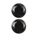 Silver Shungite Set of 2 (Rnd 5 mm) 0.45 ctw Loose Gemstone - Sticky add to cart bar