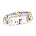 Karis Simulated Diamond Ring in 18K YG Plated and Platinum Bond - Sticky add to cart bar