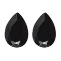 Set of 2 Thai Black Spinel (Pear 6x4 mm) 0.89 ctw Loose Gemstone - Sticky add to cart bar