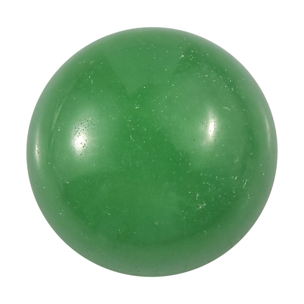Green Jade (D) (Rnd 10 mm) 4.40 ctw Loose Gemstone