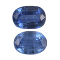 AA Kashmir Kyanite Set of 2 (Oval 7x5 mm) 1.61 ctw Loose Gemstone - Sticky add to cart bar
