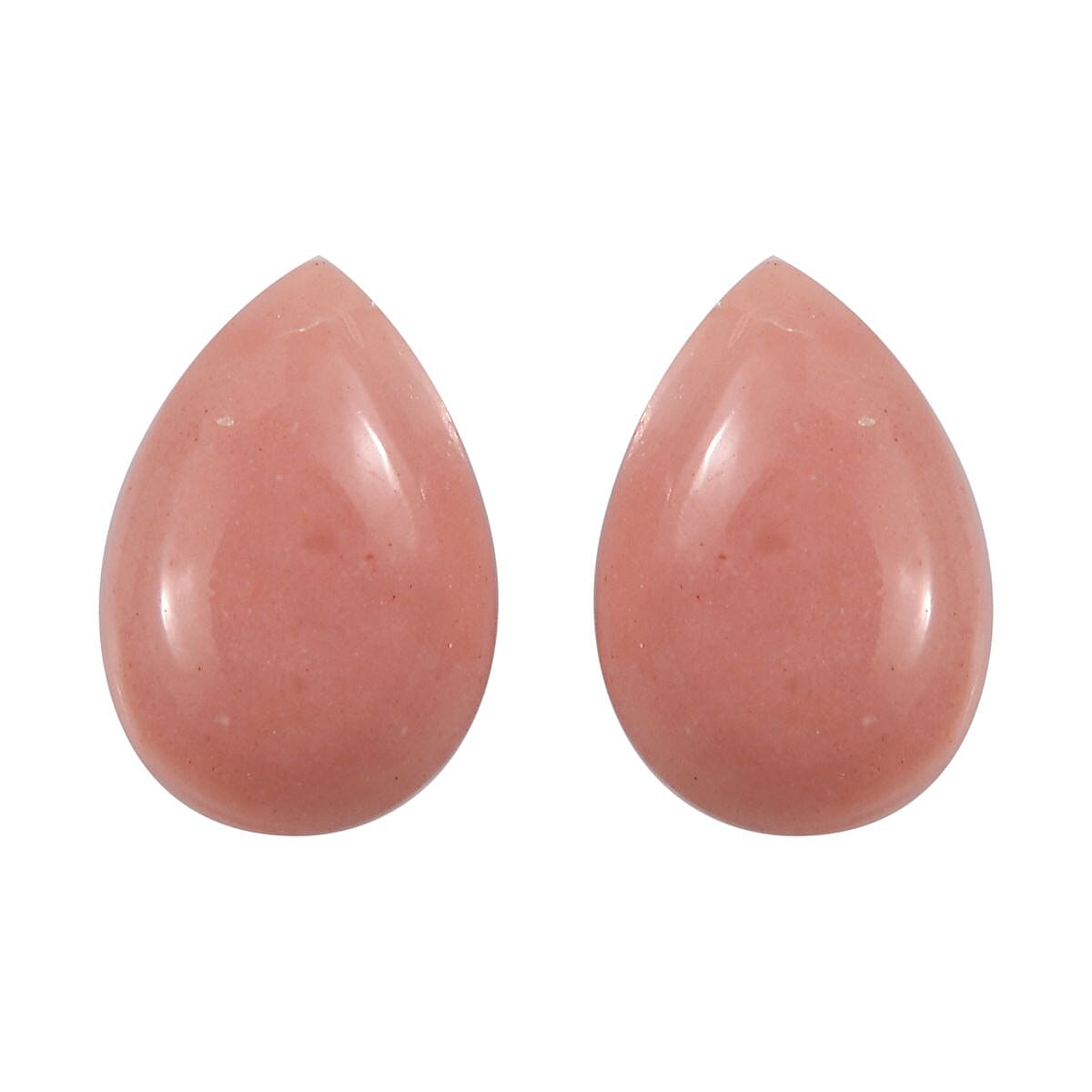 AA Peach Opal Set of 2 (Pear 6x4 mm) 0.56 ctw Loose Gemstone