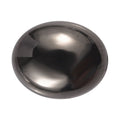 Silver Shungite (Ovl 10x8 mm) 1.40 ctw Loose Gemstone - Sticky add to cart bar