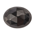 Silver Shungite (Ovl 8x6 mm) 0.75 ctw Loose Gemstone - Sticky add to cart bar
