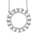 Luxuriant Lab Grown Diamond 0.50 ctw Necklace 18-20 Inches in Sterling Silver - Sticky add to cart bar