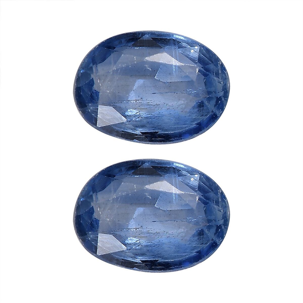 Kashmir Kyanite Set of 2 (Oval 7x5 mm) 1.84 ctw Loose Gemstone
