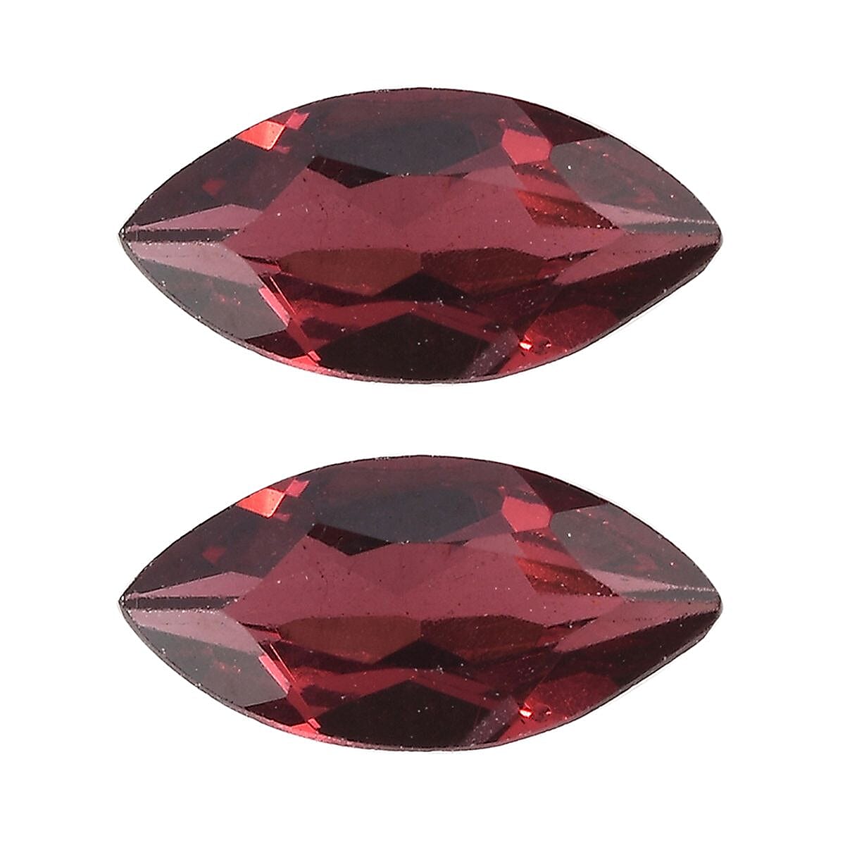 AAA Orissa Rose Garnet Set of 2 (Mrq 7x3.5 mm) 0.91 ctw Loose Gemstone