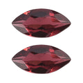 AAA Orissa Rose Garnet Set of 2 (Mrq 7x3.5 mm) 0.91 ctw Loose Gemstone - Sticky add to cart bar