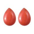 AAA Peach Opal Set of 2 (Pear 7x5 mm) 0.96 ctw Loose Gemstone - Sticky add to cart bar