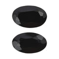 Set of 2 Thai Black Spinel (Oval 5x3 mm) 0.55 ctw Loose Gemstone - Sticky add to cart bar