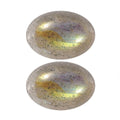 Labradorite Set of 2 (Ovl 7x5 mm) 1.39 ctw Loose Gemstone - Sticky add to cart bar