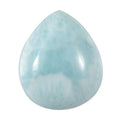 AA Larimar (Pear 12x10 mm) 3.95 ctw Loose Gemstone - Sticky add to cart bar