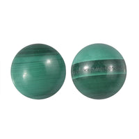 African Malachite Set of 2 (Rnd 6 mm) 1.65 ctw Loose Gemstone