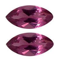 Orissa Rose Garnet Set of 2 (Mrq 5x2.5 mm) 0.33 ctw Loose Gemstone