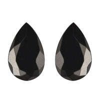 Silver Shungite Set of 2 (Pear 8x5 mm) 0.67 ctw Loose Gemstone