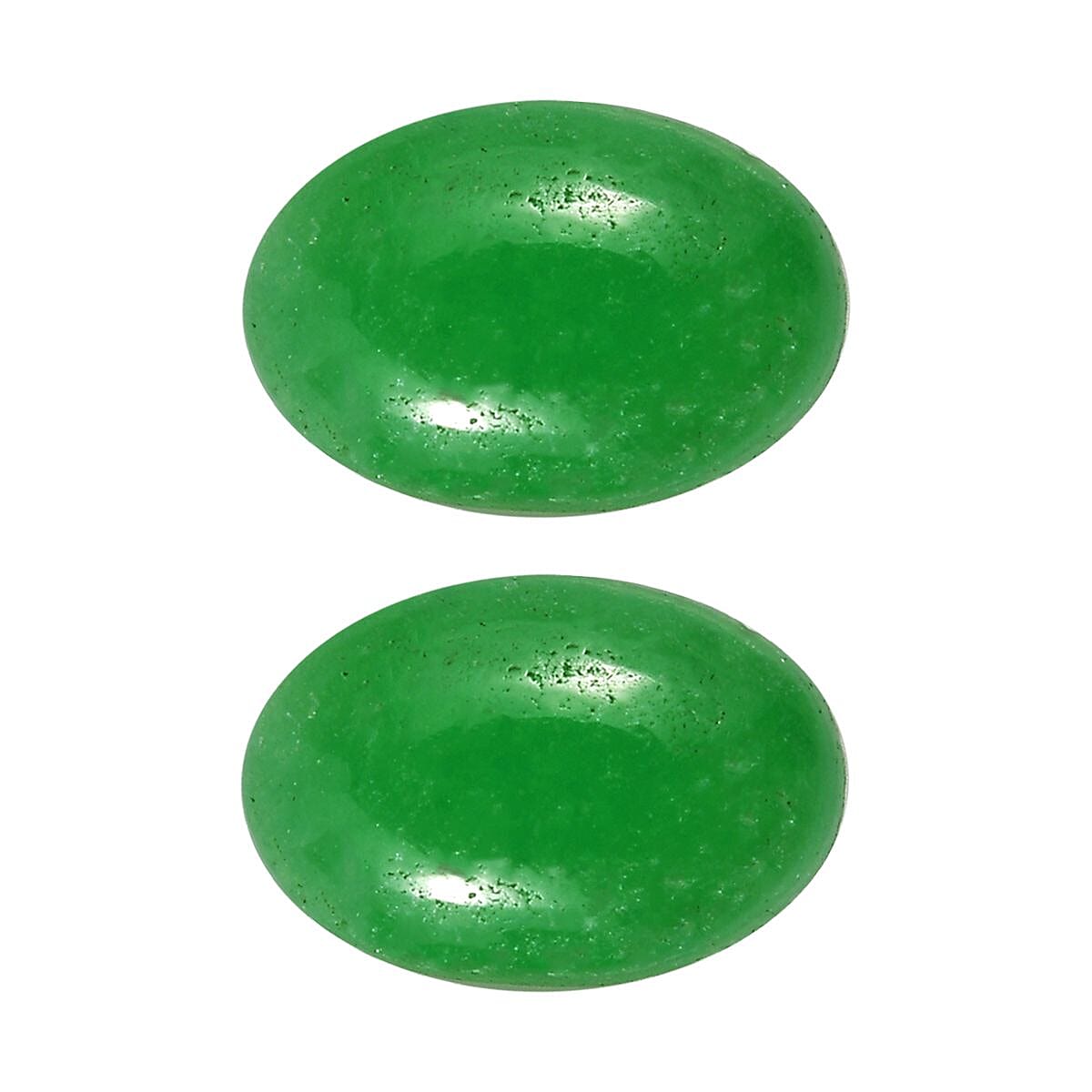 AA Green Jade (D) (Ovl 6x4 mm) 1.00 ctw Loose Gemstone