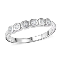 Luxuriant Diamond Lab Grown Diamond Ring in 18K Vermeil YG Over Sterling Silver 0.25 ctw