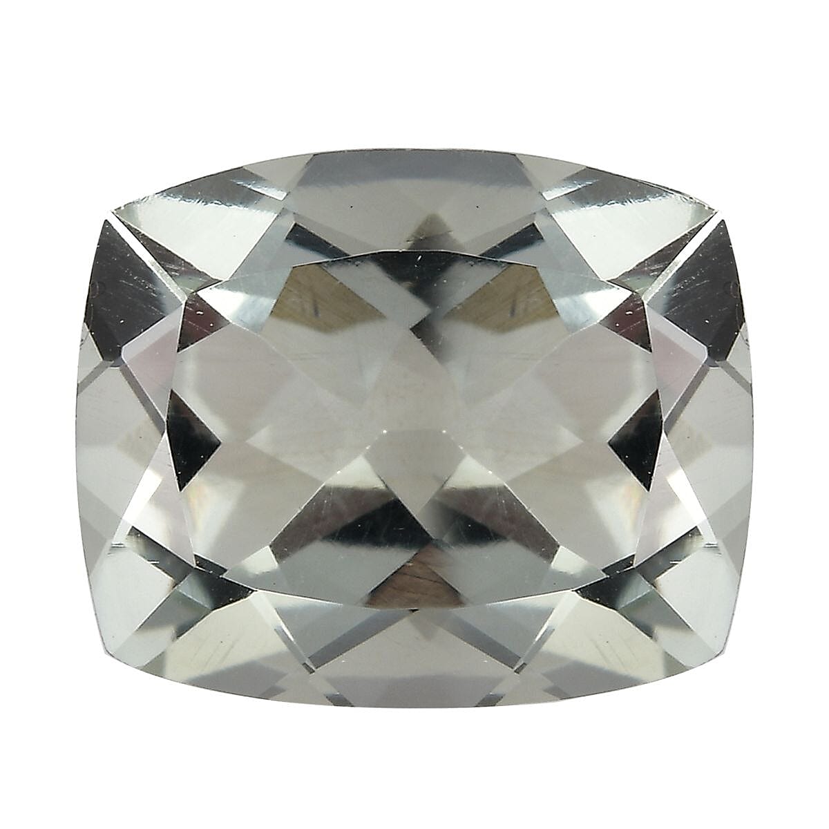 Montezuma Prasiolite (Cush 12x10 mm) 5.00 ctw Loose Gemstone