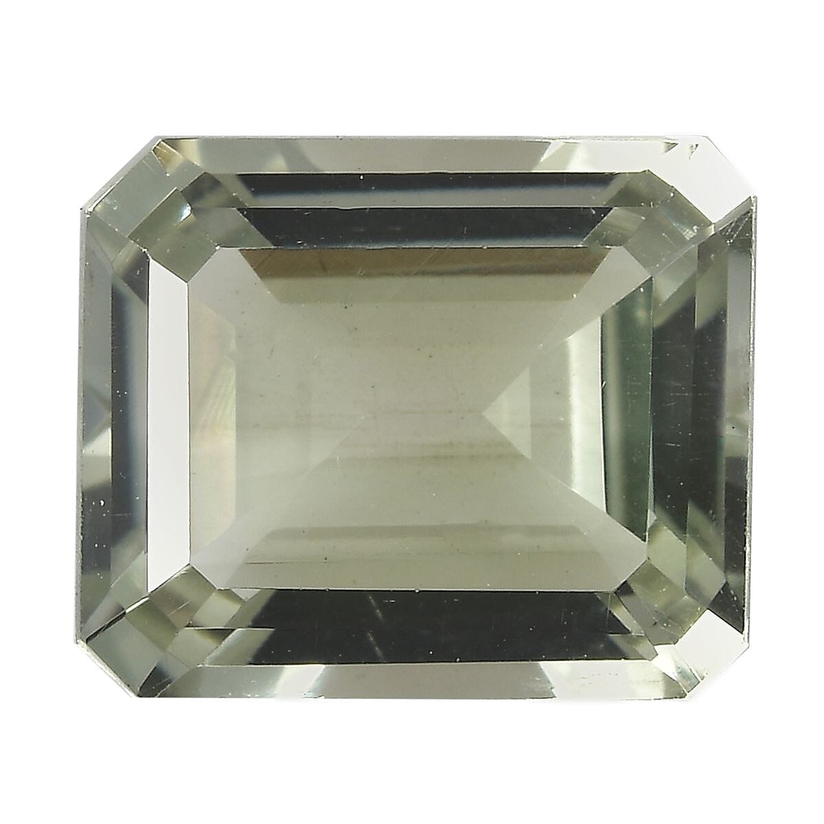 Montezuma Prasiolite (Oct 12x10 mm) 5.20 ctw Loose Gemstone