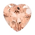 Certified & Appraised AAAA Marropino Morganite (Hrt 15x15 mm) 10.00 ctw - Sticky add to cart bar