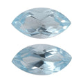 Sky Blue Topaz Set of 2 (Mrq 6x3 mm) 0.49 ctw Loose Gemstone - Sticky add to cart bar