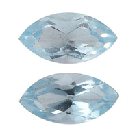 Sky Blue Topaz Set of 2 (Mrq 6x3 mm) 0.49 ctw Loose Gemstone