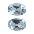 Sky Blue Topaz Set of 2 (Ovl 6x4 mm) 1.13 ctw Loose Gemstone - Sticky add to cart bar