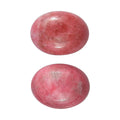 Norwegian Thulite Set of 2 (Ovl 8x6 mm) 2.56 ctw Loose Gemstone - Sticky add to cart bar