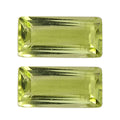 Set of 2 AA Peridot (Bgt 5x2.5 mm) 0.40 ctw Loose Gemstone - Sticky add to cart bar