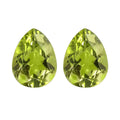 Set of 2 Peridot (Pear 9x7 mm) 3.02 ctw Loose Gemstone - Sticky add to cart bar