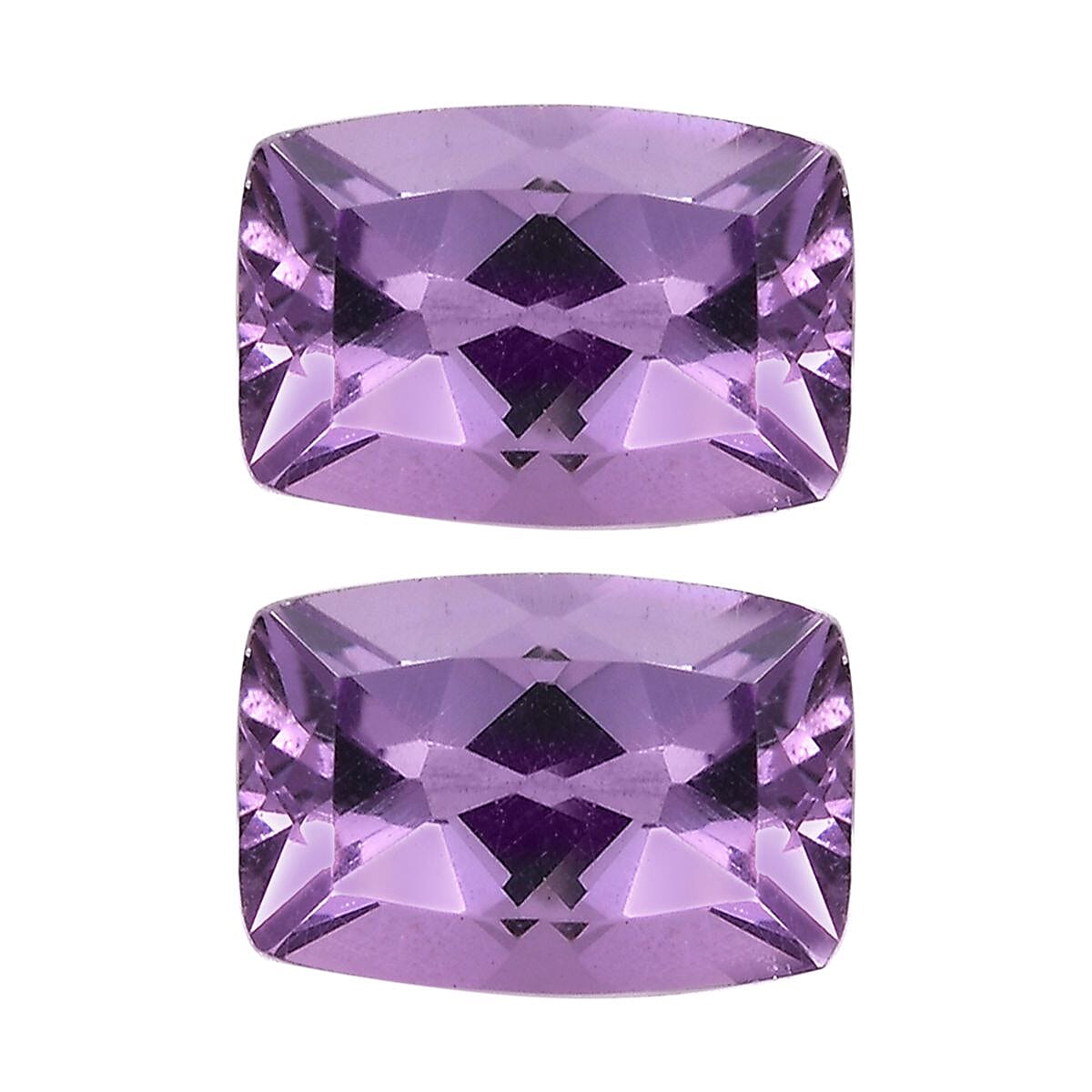 Rose De France Amethyst (Cush 6x4 mm) 0.82 ctw Loose Gemstone