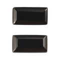 Silver Shungite Set of 2 (Bgt 6x3 mm) 0.47 ctw Loose Gemstone - Sticky add to cart bar