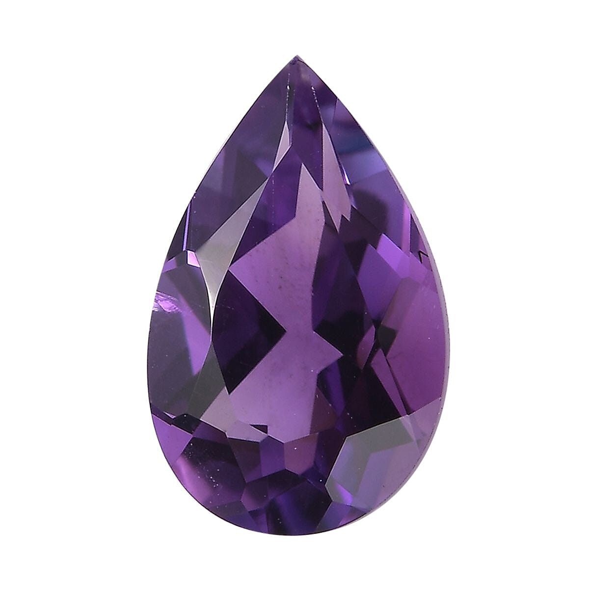 AA Mashamba Amethyst (Pear 8x5 mm) 0.60 ctw Loose Gemstone