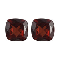 Set of 2 Mozambique Garnet (Cush 5x5 mm) 1.13 ctw Loose Gemstone