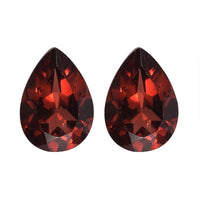 Set of 2 Mozambique Garnet (Pear 7x5 mm) 1.41 ctw Loose Gemstone