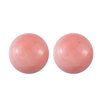 Oregon Sunrise Peach Opal Set of 2 (Rnd 5 mm) 0.68 ctw Loose Gemstone