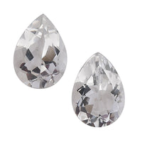 Brazilian Petalite Set of 2 (Pear 7x5 mm) 1.01 ctw Loose Gemstone
