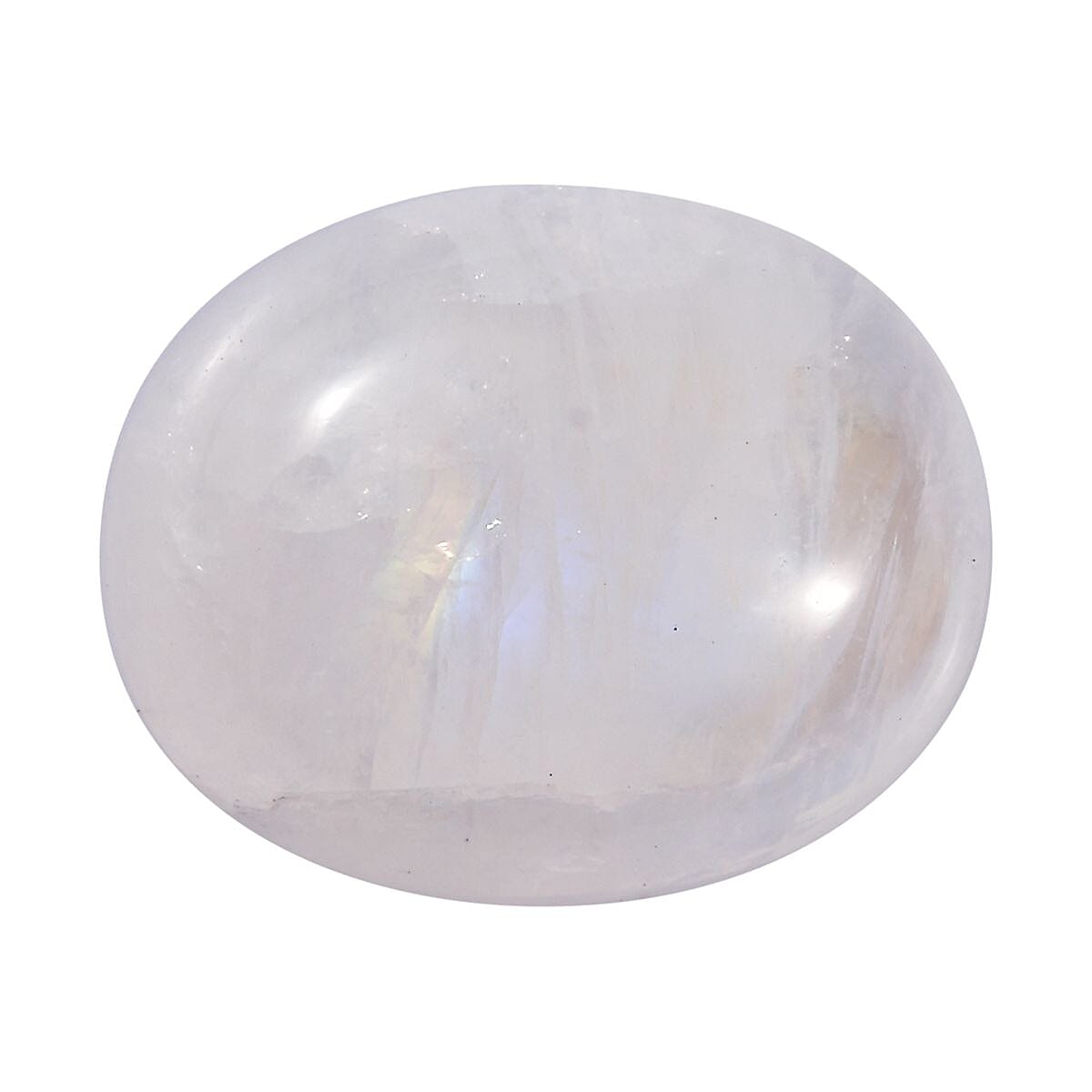Rainbow Moonstone (Oval 12x10 mm) 4.80 ctw Loose Gemstone