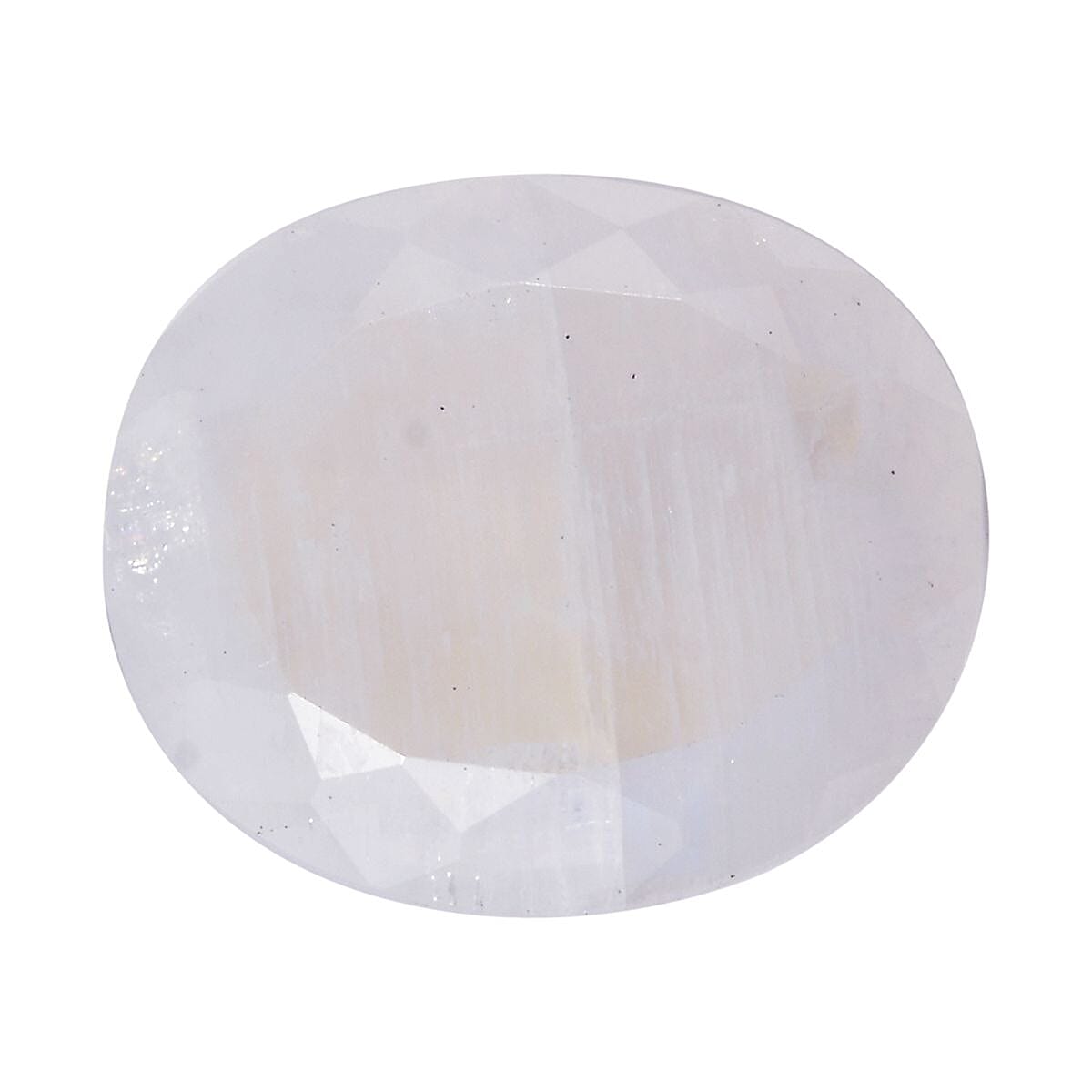 AA Rainbow Moonstone (Oval 12x10 mm) 4.40 ctw Loose Gemstone