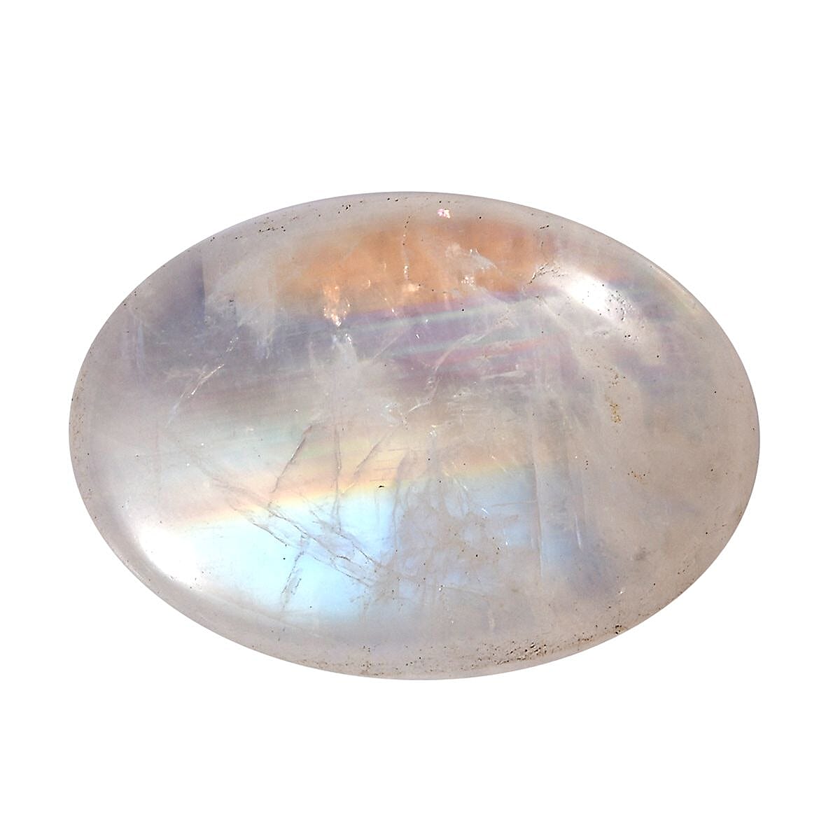 Rainbow Moonstone (Oval 14x10 mm) 4.70 ctw Loose Gemstone