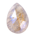 Rainbow Moonstone (Pear 12x8 mm) 2.40 ctw Loose Gemstone - Sticky add to cart bar
